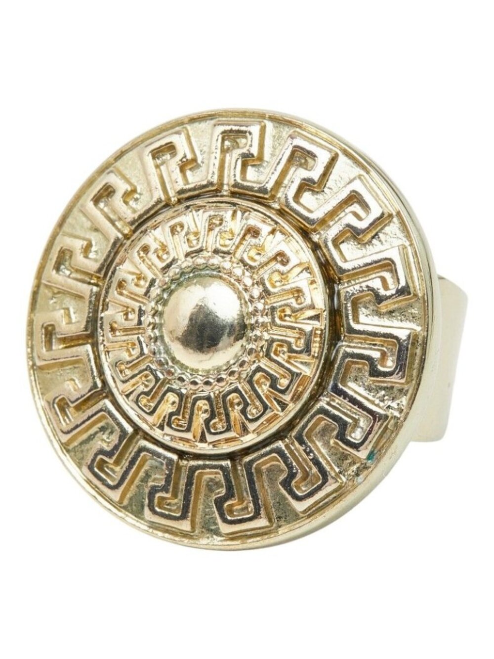 Versace Logo Ring Gold Plated
